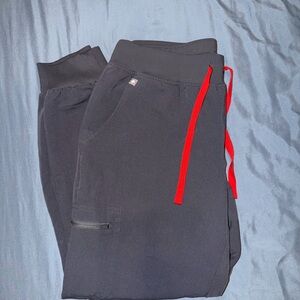 Figs Joggers with Red Drawstrings